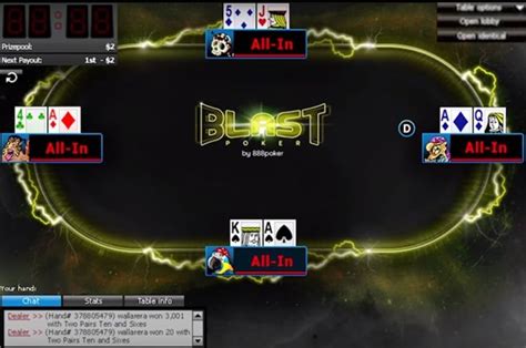 blast 888 poker|Building Your Bankroll With 888poker's BLAST Sit.